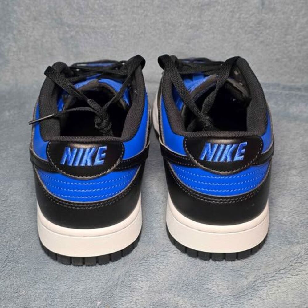 Nike Dunk Low Retro Hyper Royal Black White Mens Size 12 - Picture 6 of 8